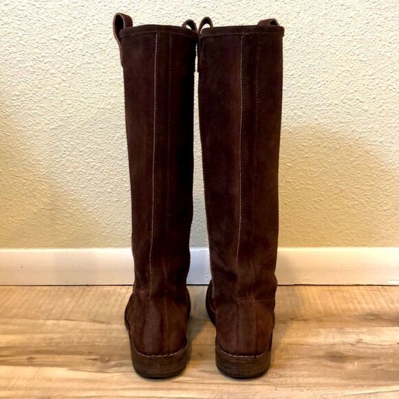 Fiorentini + Baker Riding Boots Brown Suede size 35 / US Size 5 - Picture 4 of 11